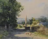 Watercolours by W.R.E Goodrich, 1929, watercolor, sold Mar 2023