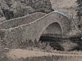 Packhorse Bridge by Alfred Wainwright, ink, sold Mar 2023
