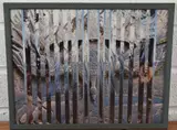 A group of four experimental multi-panelled photographic by Robert Richfield, photograph, sold Mar 2023