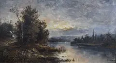 B Lambert by Karl Kaufmann, Oil on canvas, offered Feb 2023