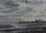 Watercolours by Stanley Lambert, watercolor, sold Feb 2023
