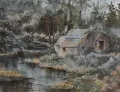 Watercolours by Stanley Lambert, watercolor, offered Feb 2023