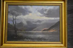 Autumn Crummock Water by Robert Ritchie, oil, sold Jan 2023