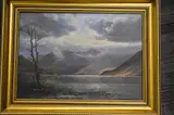 Autumn Crummock Water by Robert Ritchie, oil, sold Jan 2023