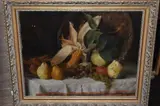 (20th century), an oil painting on board, still life, indistinctly signed, 46 x 57cm, later by Z M B, oil, offered Nov 2022