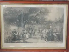 An engraving by William Powell Frith, engraving, offered May 2022