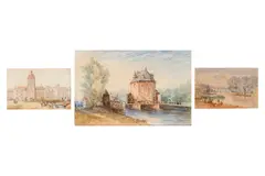 Untitled by Henry James Gibbins, watercolour, offered Apr 2025