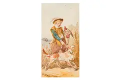 Untitled by Charles Cattermole, watercolour, offered Apr 2025