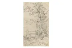 Untitled by Thomas Gainsborough, pencil on paper, offered Apr 2025