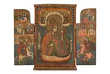 Untitled by Greek Russian Orthodox Icon, oil on panel, offered Apr 2025
