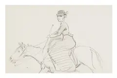 Untitled by Frederick Hall, pencil, offered Apr 2025