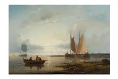 Snr (dutch, 1813-1897) by Abraham Hulk, oil on board, offered Apr 2025
