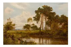 Untitled by Daniel Sherrin, oil on canvas, offered Apr 2025