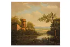 Untitled by Désiré Eugéne C. Lesy, oil on board, offered Apr 2025