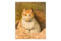 Untitled by Henriëtte Ronner-Knip, oil on board, offered Apr 2025