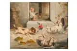Untitled by H Doggman, oil on panel, offered Apr 2025