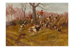 Untitled by Thomas Blinks, oil, offered Apr 2025