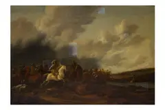 Untitled by Jan Jacobsz. van der Stoffe, oil on panel, offered Apr 2025