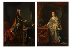 Untitled by Constantijn Netscher, oil on canvas, offered Apr 2025