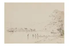 Untitled by Henry Bright, pencil, offered Apr 2025
