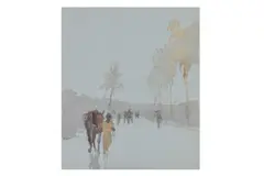 Untitled by Nigel Lovett, watercolour and pencil, offered Apr 2025