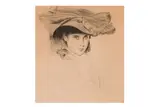 Untitled by Paul César Helleu, etching and drypoint, offered Apr 2025