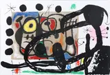 Preview: Barley Mow Centre by Joan Miró, lithograph, offered Apr 2025
