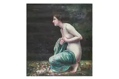 Untitled by Eqbal Mehdi, Oil on canvas, offered Apr 2025