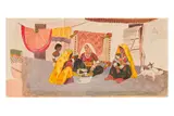 Untitled by K. K. Hebbar, 1948, watercolour, offered Apr 2025