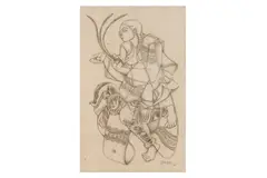 Untitled by Satish Gujral, Pencil on paper, offered Apr 2025
