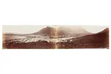 c.1900Silver gelatin print panorama in two parts, depicting Cape Town's waterfront to Table Mountain, overall measuring 107 x 472mm by Panorama Of Cape Town, print, offered Mar 2025