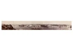 Malta by Valetta Harbour, c.1920, Silver gelatin print panorama in five parts, measuring, offered Mar 2025