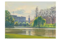 Untitled by Julian Barrow, oil on canvas, offered Mar 2025