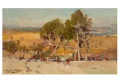 Untitled by Walter Withers, oil on canvas, offered Mar 2025