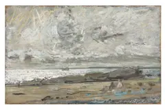 Untitled by Ruskin Spear, oil on board, offered Mar 2025