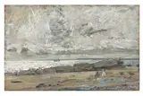Untitled by Ruskin Spear, oil on board, offered Mar 2025