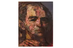 Works from the family of Christopher Fry by Feliks Topolski, oil on canvas, offered Mar 2025