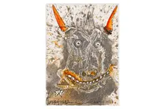 Works from the Collection of Robert Eagle by Ralph Steadman, oil on canvas, offered Mar 2025