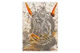 Works from the Collection of Robert Eagle by Ralph Steadman, oil on canvas, offered Mar 2025