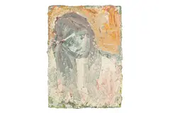 Untitled by Richard Cook, oil on panel, offered Mar 2025
