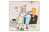 Untitled by Martin Bradley, acrylic on canvas, offered Mar 2025