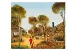 Hart by Kevin Charles, oil on board, offered Mar 2025