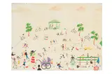 Untitled by Simeon Stafford, oil on board, offered Mar 2025