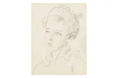 O.m., r.a. (british, 1878–1961) by Augustus John, pencil, offered Mar 2025