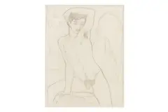 Untitled by Eric Robertson, pencil, offered Mar 2025