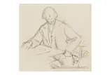 N.e.a.c., r.a., h.r.h.a. (irish, 1878-1931) by William Orpen, pencil, offered Mar 2025