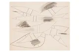 Untitled by Trevor Bell, charcoal and pencil on card, offered Mar 2025