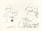 Untitled by Harold Cohen, pencil, offered Feb 2025