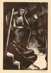 Untitled by John Nash, pencil, offered Feb 2025