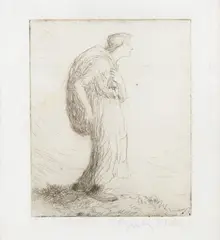 Untitled by Augustus John, pencil, offered Feb 2025